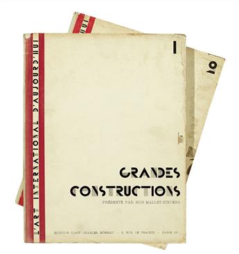 (ARCHITECTURE.) Mallet-Stevens, Robert. Grandes Constructions.